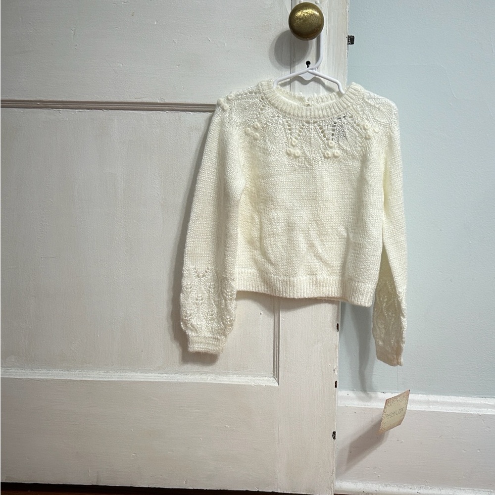 Kids Cream Sweater - New